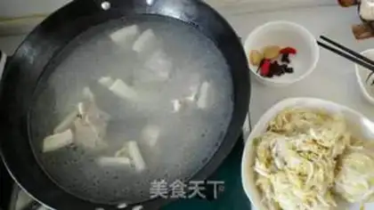Make Sour stew spinal bone step 8