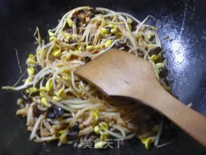 Make Black-mucked soybeans step 6