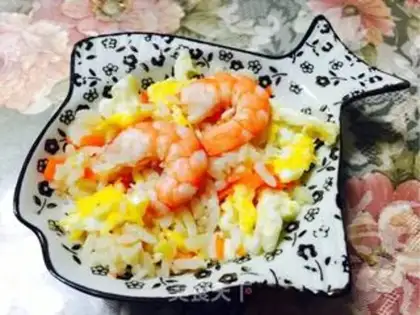 Make Egg fried rice step 4