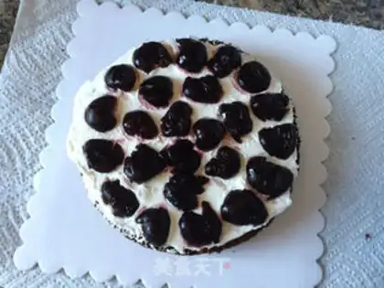 Make Black forest cake step 8