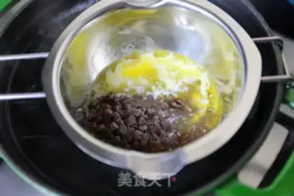 Make Chocolate lava cake step 1