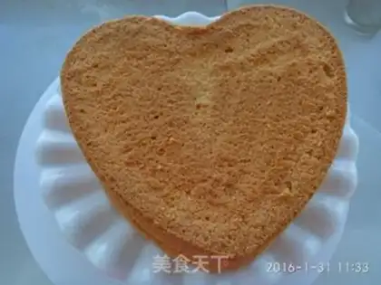 Make Cardiac cream cake step 15