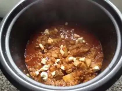 Make Cheese rice step 6
