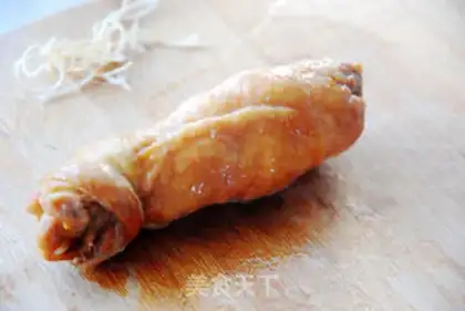 Make Tin paper chicken leg step 11