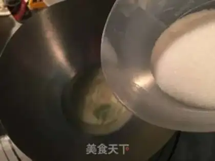 Make Coconut peaches step 1