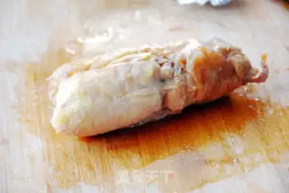 Make Tin paper chicken leg step 12