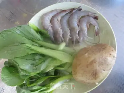 Make Shrimp jade mashed potatoes step 0