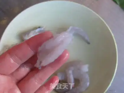 Make Shrimp jade mashed potatoes step 2