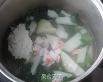 Make Shrimp jade mashed potatoes step 6