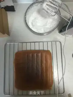 Make Coco cream cake step 8