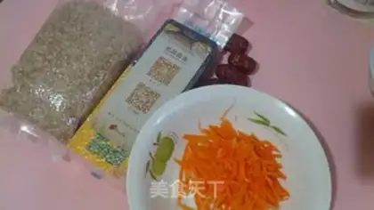 Make Carrot milk corn paste step 0