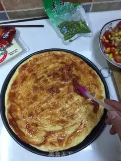 Make Twelve inches of super pizza step 2