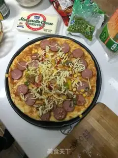 Make Twelve inches of super pizza step 3