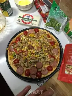 Make Twelve inches of super pizza step 4