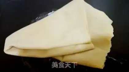 Make Cream bean-skined meat step 1