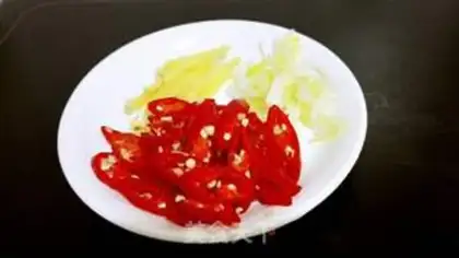Make Cream bean-skined meat step 2