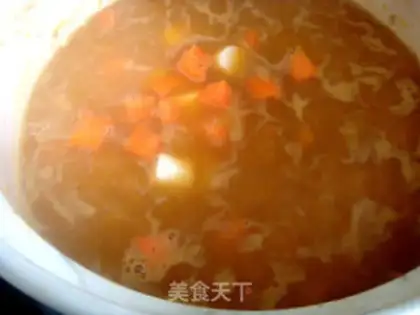 Make Porridge made of melons step 4