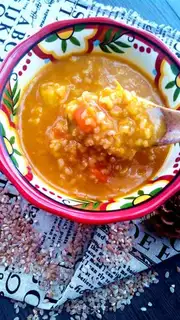 Make Porridge made of melons step 5