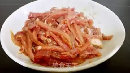 Make Cream bean-skined meat step 7