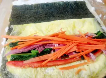 Make Flip beef sushi step 8