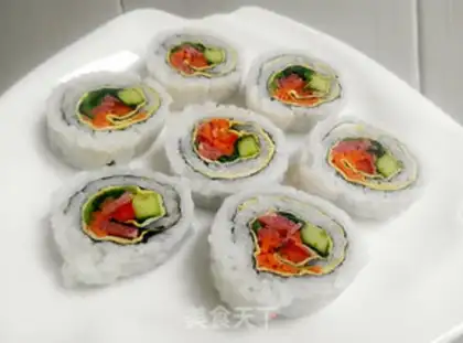 Make Flip beef sushi step 11