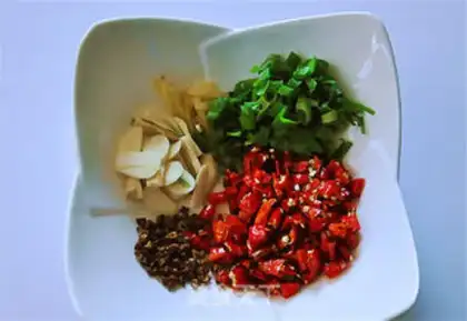 Make Spicy garter step 0