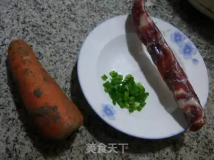 Make Sausage steams carrots step 0