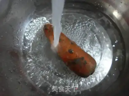 Make Sausage steams carrots step 1