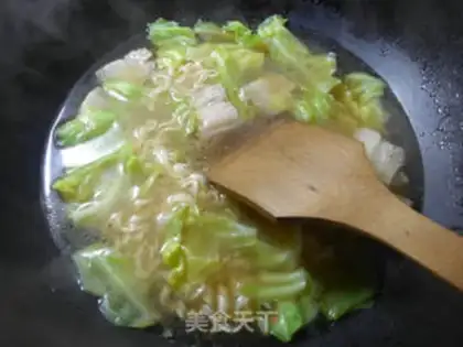 Make The salt, saline and cabbage step 5
