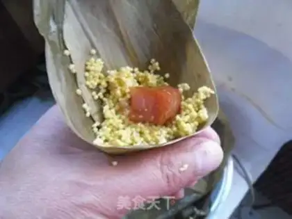 Make Yellow rice dumplings step 9