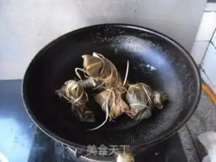 Make Yellow rice dumplings step 12