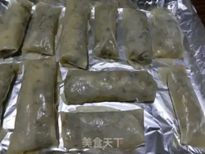Make Spring rolls step 8
