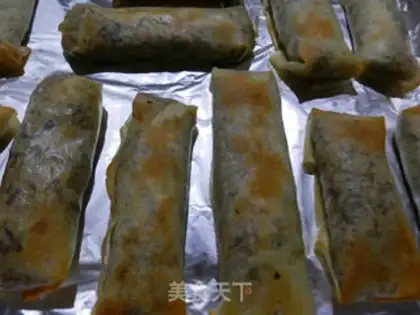 Make Spring rolls step 9