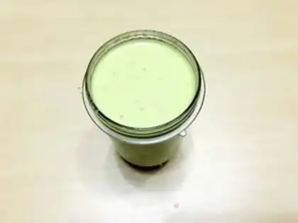 Make Banana butter cream shake step 5
