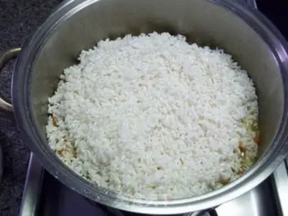 Make Carrot lamb rice step 9