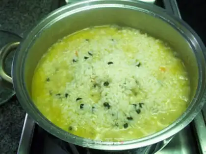 Make Carrot lamb rice step 12