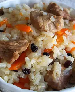 Make Carrot lamb rice step 15