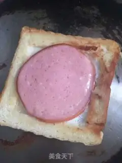 Make Ham and eggs step 5