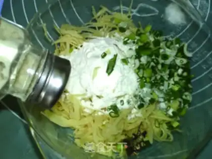 Make Onion potatoes step 5