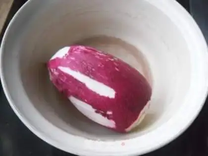 Make A radish with flamingo step 2