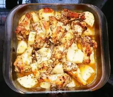 Make Greek lemon potato chicken step 4