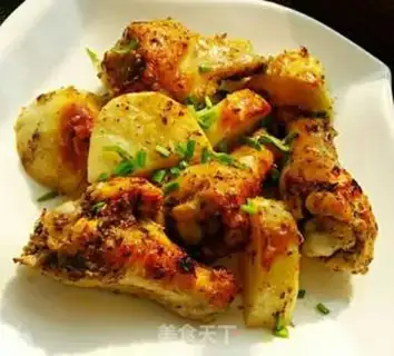 Make Greek lemon potato chicken step 5