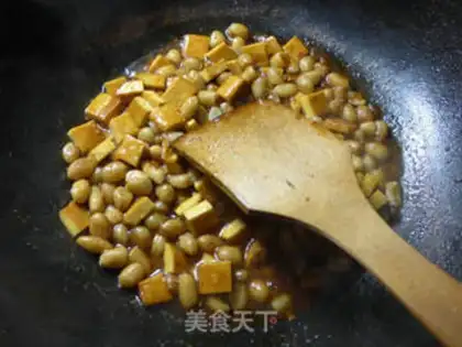 Make Scrambled peanut rice step 8
