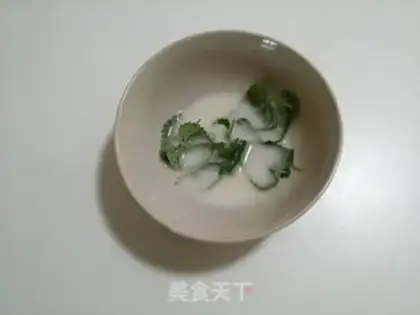 Make Seaweed mint vortex step 1