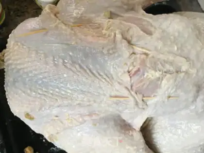 Make A real American turkey step 11