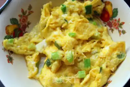 Make Egg fried sausage step 3