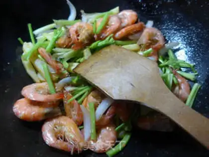 Make Dry pan shrimp step 4