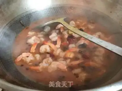 Make Boiled butterfly shrimp step 8