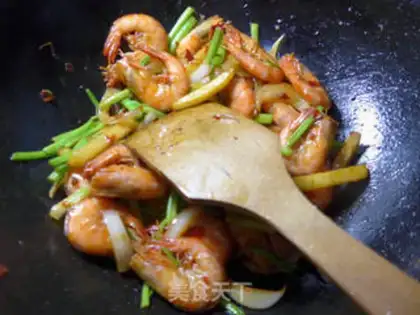 Make Dry pan shrimp step 7