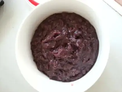 Make Red bean pie step 7